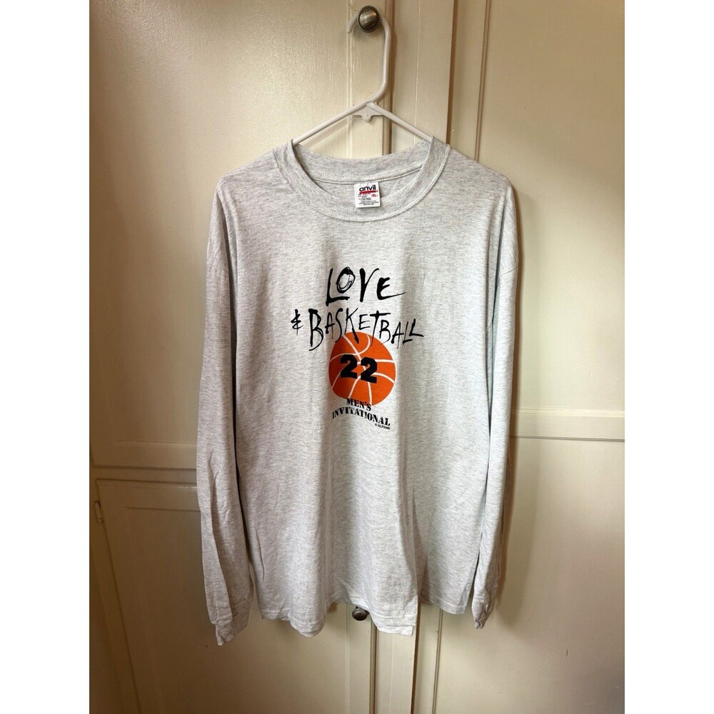 Vintage 2000 Love & Basketball Movie Promo Long Sleeve Shirt Anvil XL